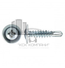 Саморез с прессшайбой со сверлом SMR SV по металлу шлиц PH ОЦ, 4.2x14 мм