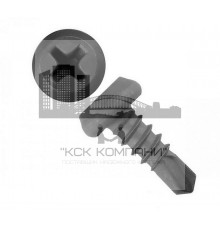 Саморез-сверло Клоп SKM SV FOS полуцилиндрический фосфатированный шлиц PH, 3.9x11