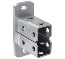 Седельный фланец fischer SF L 82 для профиля 41D ОЦ, 44x95x163x4 мм