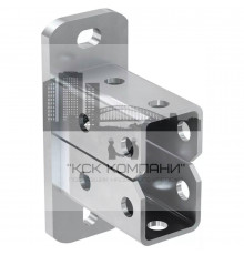 Седельный фланец fischer SF L 82 для профиля 41D ОЦ, 44x95x163x4 мм