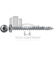 Шуруп с полусферической головкой  FPF-PT полная резьба шлиц TX, 4x50 мм