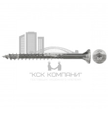 Шуруп с потайной головкой fischer неполной резьбой шлиц TX, 6x160 мм