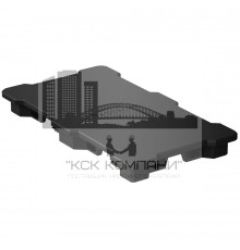 Защитный колпачок fischer FMEC для монтажных профилей FMP, 160x90 мм