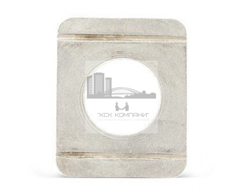 DIN 434 A4 24 Шайбы косые квадратные для U-образных профилей, уклон 8%