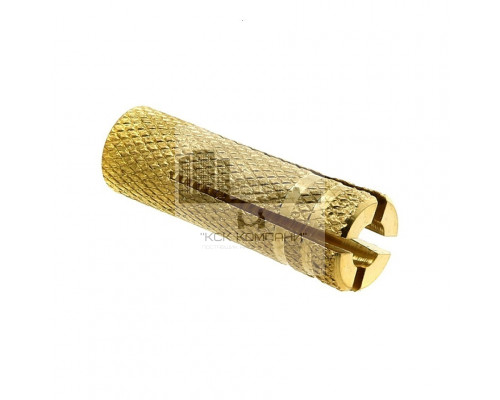 Анкер цанга забивной ACL распорный латунный, M6 8x23 мм