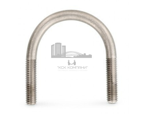 Болт U-образный Art. 3570 A4 без гаек нержавеющий, M8 32-38 мм