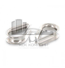 Art. 9073 A4 16 Коуш нержавеющий с глубокой канавкой для стальных тросов и волокнистых канатов.