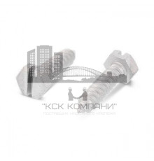 Винт самонарезающий шестигранный DIN 7976 C A2 SZ с покрытием прямой шлиц, 4.8x16 мм