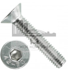 Винт потайной ISO 10642 A2 с внутренним шестигранником, M4x25 мм