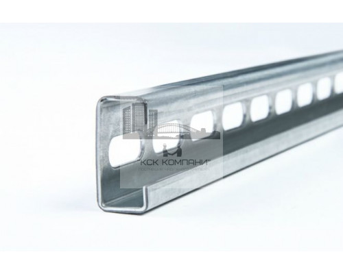 Профиль-траверса монтажный PTM-C перфорированный, 40x40x1.2х3000 мм