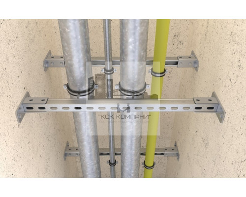 Седельный фланец fischer SF продольный ОЦ, 43x95x145x4 мм