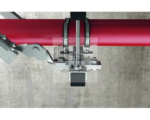 Зажимная скоба fischer FUSF 41 GAL для профилей FUS оц. сталь, M12 42.5x41x40x140 мм