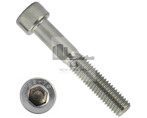 Винт с внутренним шестигранником DIN 912 A2 и неполной резьбой, M5x18 мм