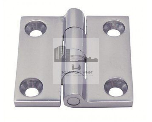 Петля шарнирная Art. 8233 A4 для мебели нержавеющая, 38х38 мм