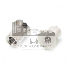 Art. 9062 AISI 303 M 4X12 Гайка нержавеющая мебельная стяжная с потайной головкой, внутренний шестигранник