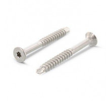 Саморез самозенкующийся для дерева Art. 9040 A2 потайной с буром шлиц TX, 6x90 мм