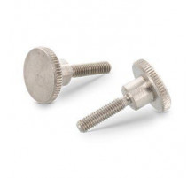Винт с накатанной головкой DIN 464 A1 нажимной с насечками, M8x16 мм