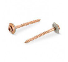 Art. 9067 A2-Cu 4,5X35 Z Шуруп c полупотайной головкой и EPDM-шайбой 15 мм