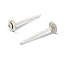 Art. 9087 A2 5,0X280 TX20 Шуруп нержавеющий c полупотайной головкой и двухсоставной шайбой, с фиксированной EPDM прокладкой звездообразный шлиц TX (TORX)