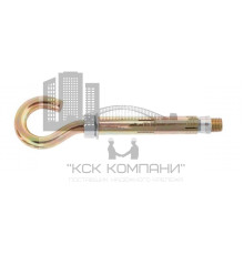 Анкерный болт с крюком AB-PKD двухраспорный ЖЦ, M8 12x230