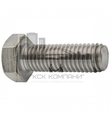 Болт шестигранный нержавеющий DIN 933 А4 полная резьба, M20x50 мм