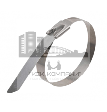 Cтяжка кабельная KAB ST А2 с замковым механизмом нержавеющая, 4.5х200 мм