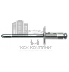 DIN 7337 GL Al/St 4,8x13 (6,8-8,0) Заклепка вытяжная с выпуклой шляпкой закрытая (глухая) алюминиевая со стальным стержнем, артикул М64906
