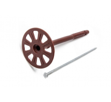 Дюбель-Гриб с металлическим гвоздем DG-MG-T для теплоизоляции, 10x90