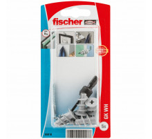 Дюбель для гипсокартона fischer GK WH K NV с шурупом с Г-образной головой, 22 мм (4.2x40 мм)