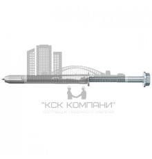 Дюбель фасадный с шурупом fischer FUR FUS с шестигранной головкой и прессшайбой ОЦ, 10х100 мм