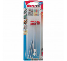 Дюбель самоустанавливающийся fischer DuoTec S K NV с шурупом с потайной головкой, 10x50/5x60 мм