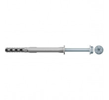 Фасадный дюбель с шестигранным шурупом fischer SXR FUS прессшайбой шлиц TX ОЦ, 10x100 мм