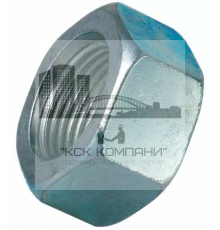 Гайка шестигранная DIN 934 10.0 с мелким шагом резьбы, M20x1.5