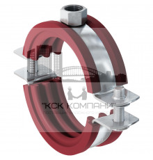 Хомут с силиконовой вставкой  для высокотемпературных трубопроводов ОЦ, M8 20-24 мм (1/2")