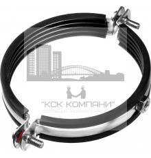 Хомут трубный HOM SG V A4 с гайкой и резиновым уплотнителем, M8 1/2" (20-24)