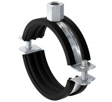 Хомут трубный оцинкованный fischer FRS с вкладышем EPDM, M10 210-219 (8")