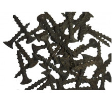 Саморез гипсокартон-дерево ГКЛ КР крупная резьба окс. сталь, 3.5x25 мм (1000 шт)