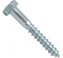 Шуруп шестигранный глухарь DIN 571 неполная резьба ОЦ, 6x35 мм