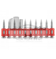 Усиленные дюбель-гвозди по бетону в ленте MOLOT DN-P6 PRO для газовых пистолетов оц. сталь кованая, 3x27x6 мм