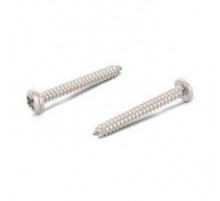 Винт самонарезающий DIN 7981 A4 полукруглый с острым концом шлиц PZ, 6.3x25 мм