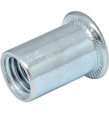 ZG-CBBZ M4x1,0x9,5 (0,5-3,0) Заклепка-гайка без насечек цилиндрическая с цилиндрическим бортиком, артикул М68023