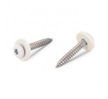 Art. 9066 A2 C 3,9X22 TX15 Саморез для подоконников c крупной резьбой, белый, TX