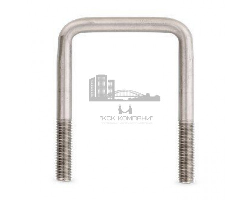 Art. 3575 A4 A 72 труба D 70/70 M 12 Болт-скоба нержавеющая U-образный (хомут), прямоугольный тип