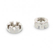 DIN 979 A4 M 14 A/F 21 Гайка шестигранная нержавеющая корончатая