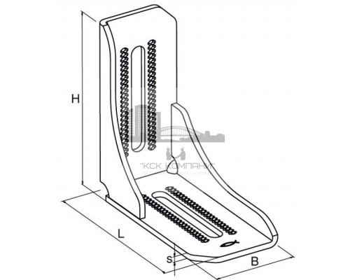 FMA 4 190x190x90x6 мм Угловые кронштейны для соединения профилей FMP в двух направлениях, артикул 547843