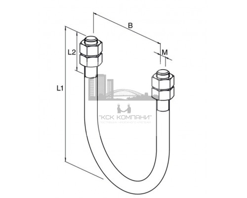 FMPSU 250 M20 282 мм 10 U-образная скоба для тяжелых нагрузок, артикул 547943