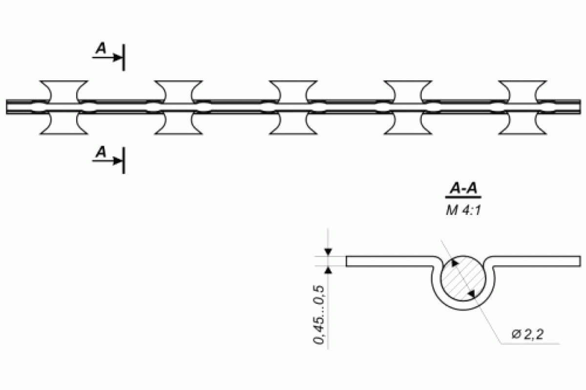 Армированная колючая лента (АКЛ) ЕГОЗА 900/42/5 арт. М58039 - ksk ...