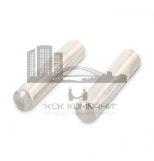 DIN 1474 AISI 303 2X25 Штифт нержавеющий забивной с насечками наполовину длины с трех сторон