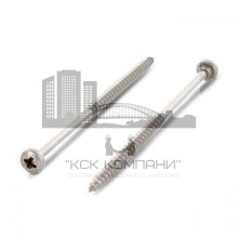 Саморез универсальный полукруглый Art. 9048 A2 полная резьба шлиц PZ, 6x120 мм