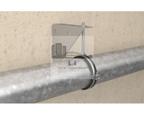 Хомут трубный  FRS Plus с механизмом быстрой фиксации и комби-гайкой ОЦ, M8/M10 32-37 мм (1)